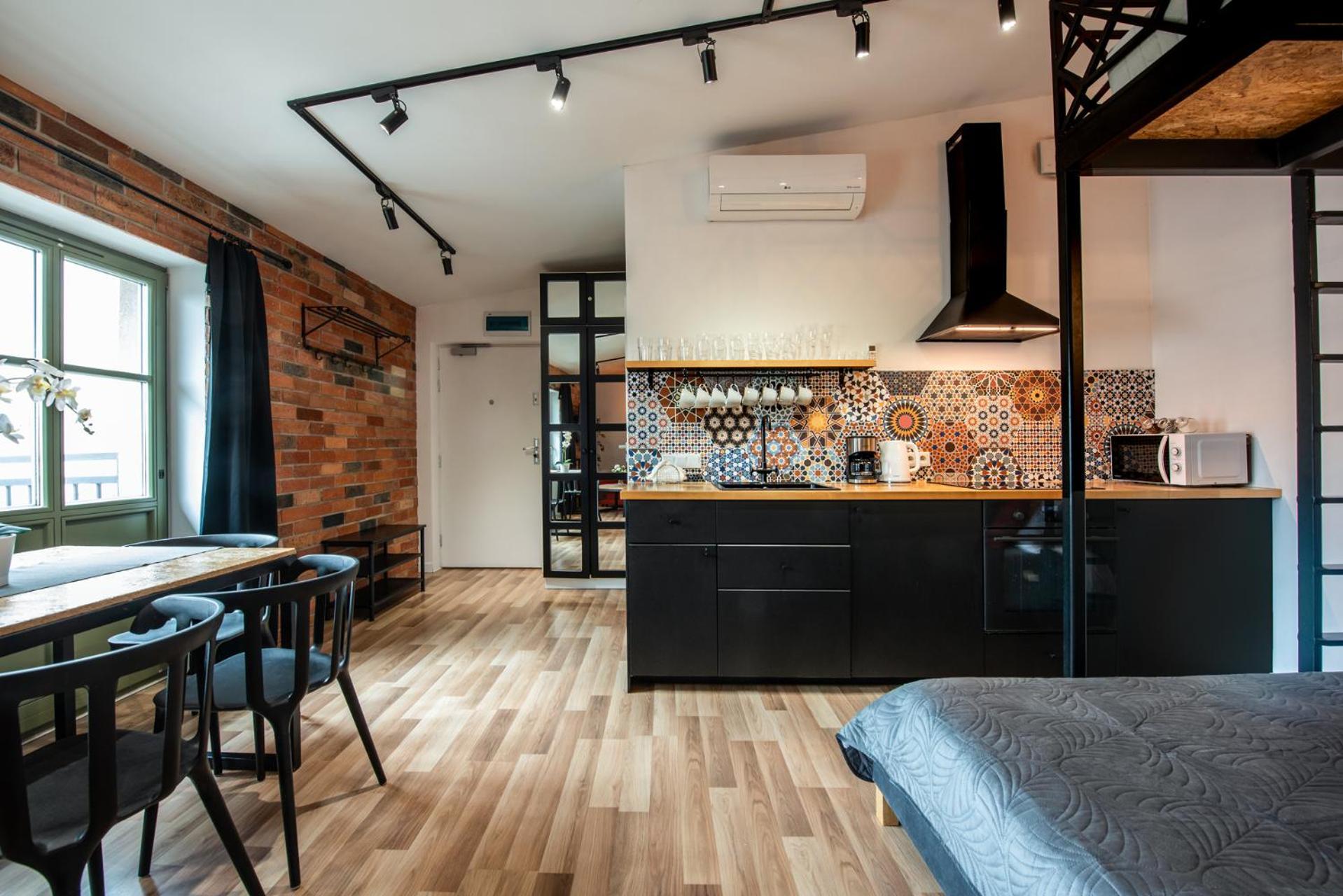 Modern Apartment Arizona Studio Old Town Dietla Balcony Kraków Eksteriør billede