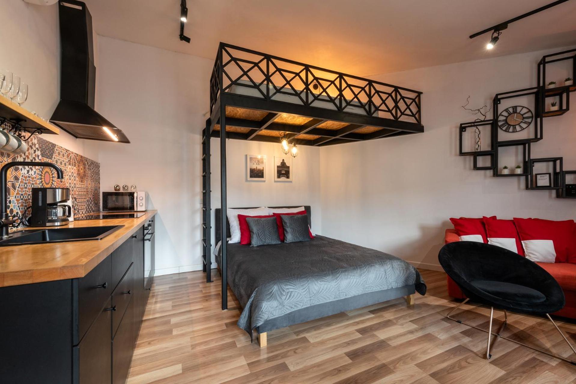 Modern Apartment Arizona Studio Old Town Dietla Balcony Kraków Eksteriør billede